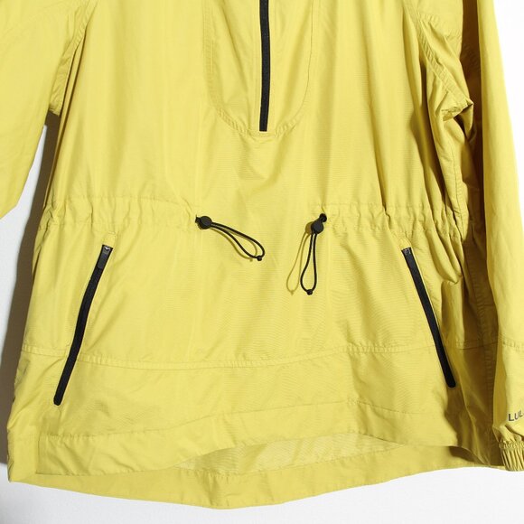 Lululemon Cinch-Waist Half-Zip Running Jacket Soleil Yellow Glyde Hooded Size 8 - Picture 8 of 14